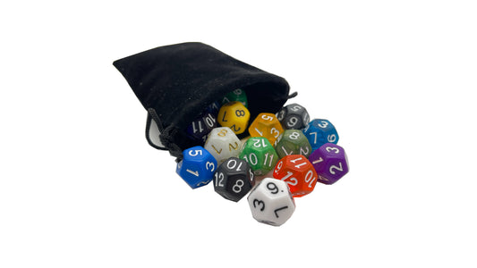 Twelve Sided Dice - Set of 20